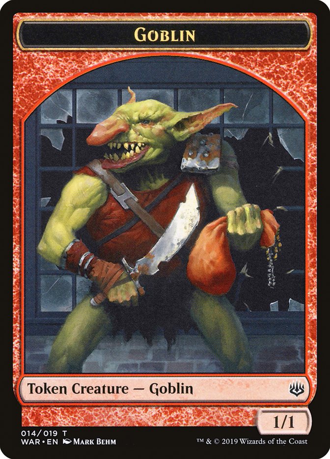 Goblin Token [War of the Spark Tokens] | L.A. Mood Comics and Games