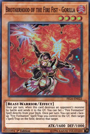 Brotherhood of the Fire Fist - Gorilla [FIGA-EN022] Super Rare | L.A. Mood Comics and Games