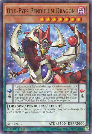 Odd-Eyes Pendulum Dragon [SP15-EN012] Shatterfoil Rare | L.A. Mood Comics and Games