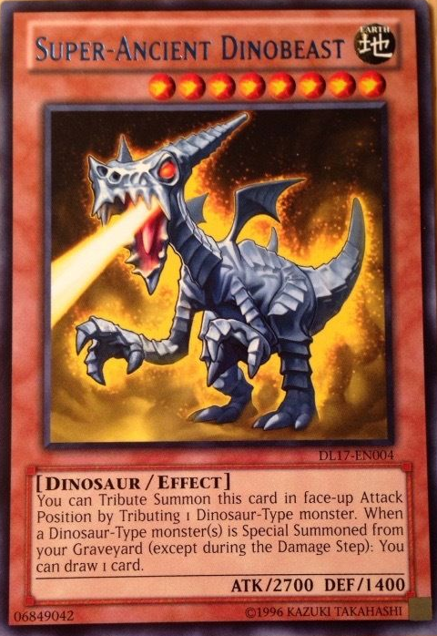 Super-Ancient Dinobeast (Blue) [DL17-EN004] Rare | L.A. Mood Comics and Games