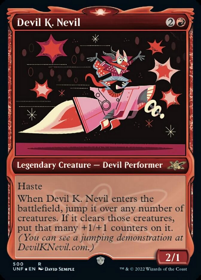 Devil K. Nevil (Showcase) (Galaxy Foil) [Unfinity] | L.A. Mood Comics and Games