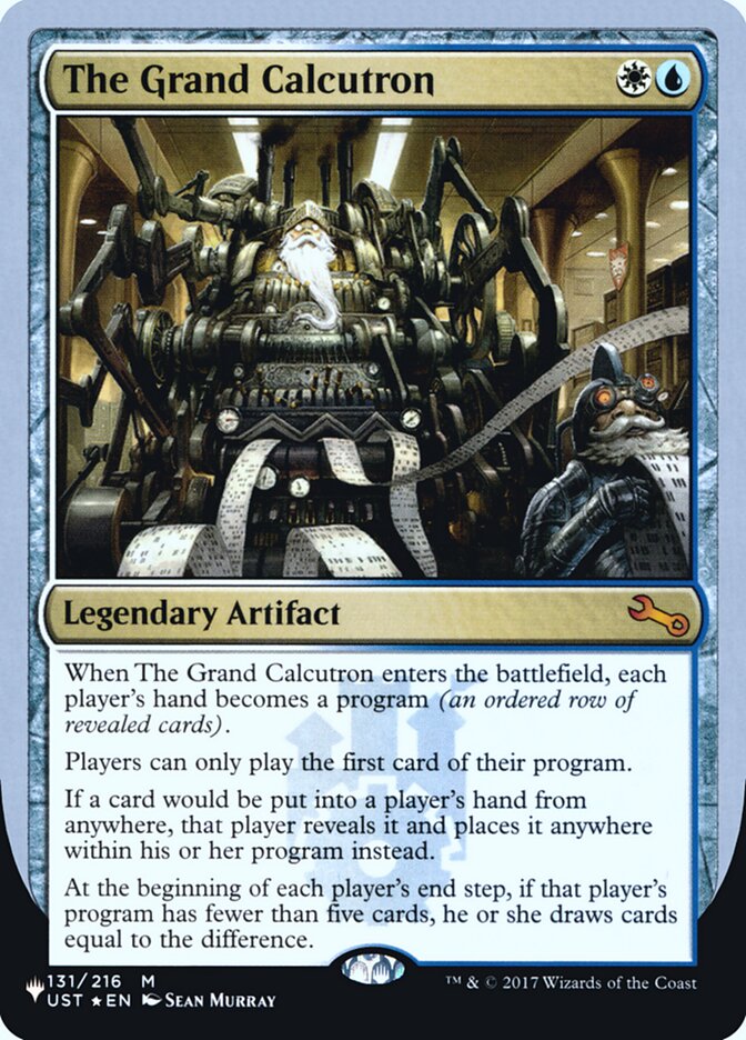 The Grand Calcutron (Unfinity Foil Edition) [The List] | L.A. Mood Comics and Games