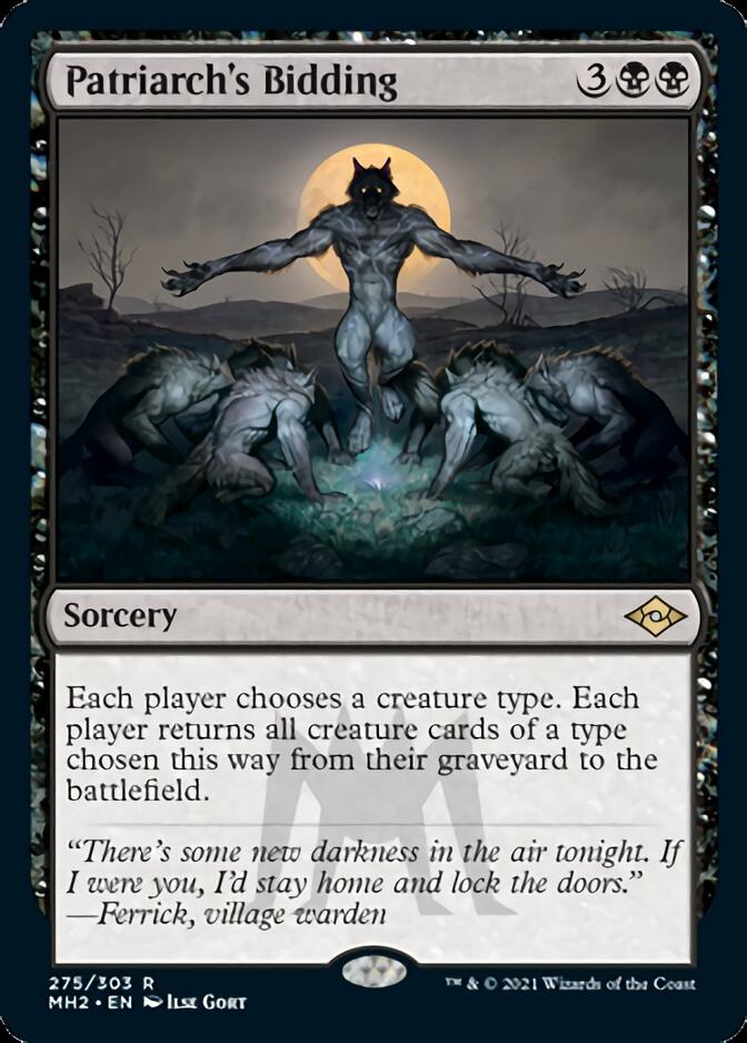 Patriarch's Bidding (Foil Etched) [Modern Horizons 2] | L.A. Mood Comics and Games