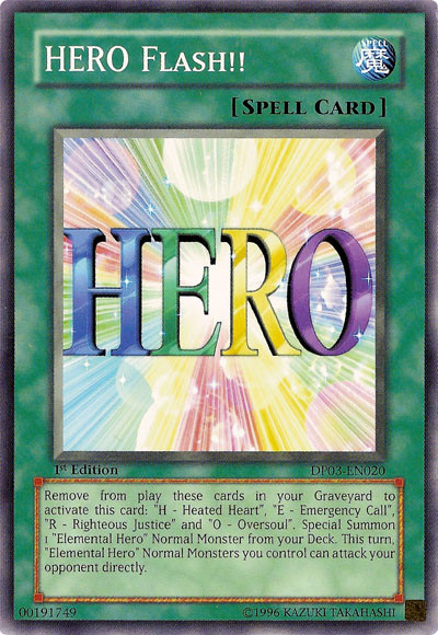 HERO Flash!! [DP03-EN020] Common | L.A. Mood Comics and Games