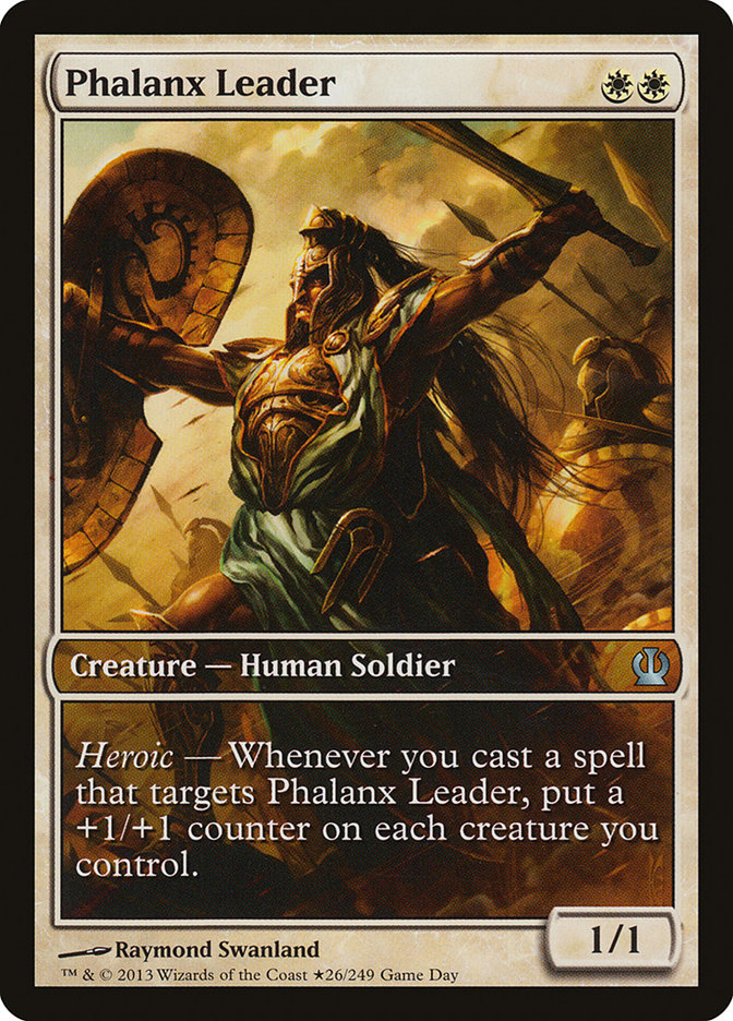 Phalanx Leader (Game Day) (Extended Art) [Theros Promos] | L.A. Mood Comics and Games