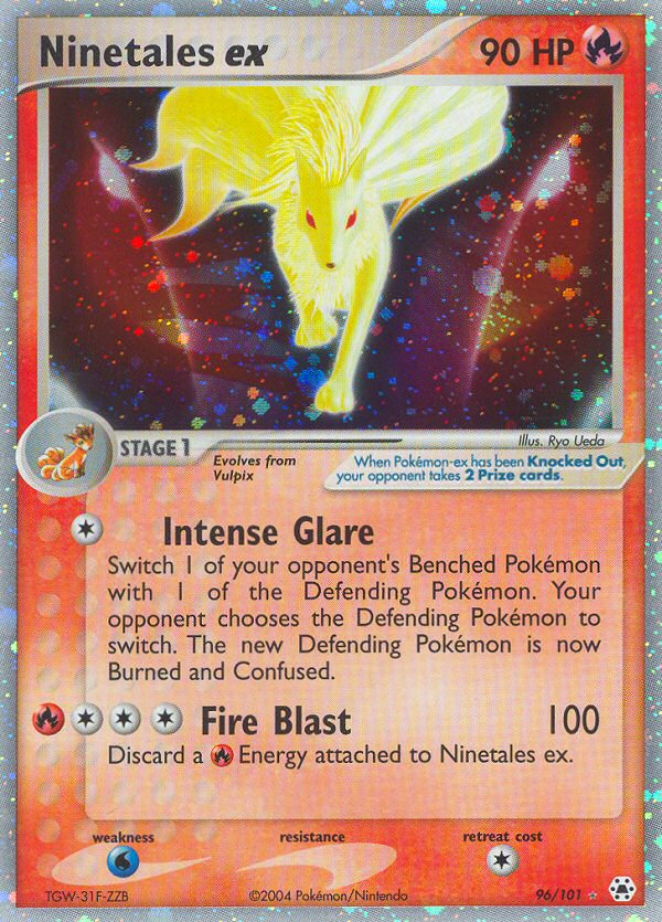 Ninetales ex (96/101) [EX: Hidden Legends] | L.A. Mood Comics and Games