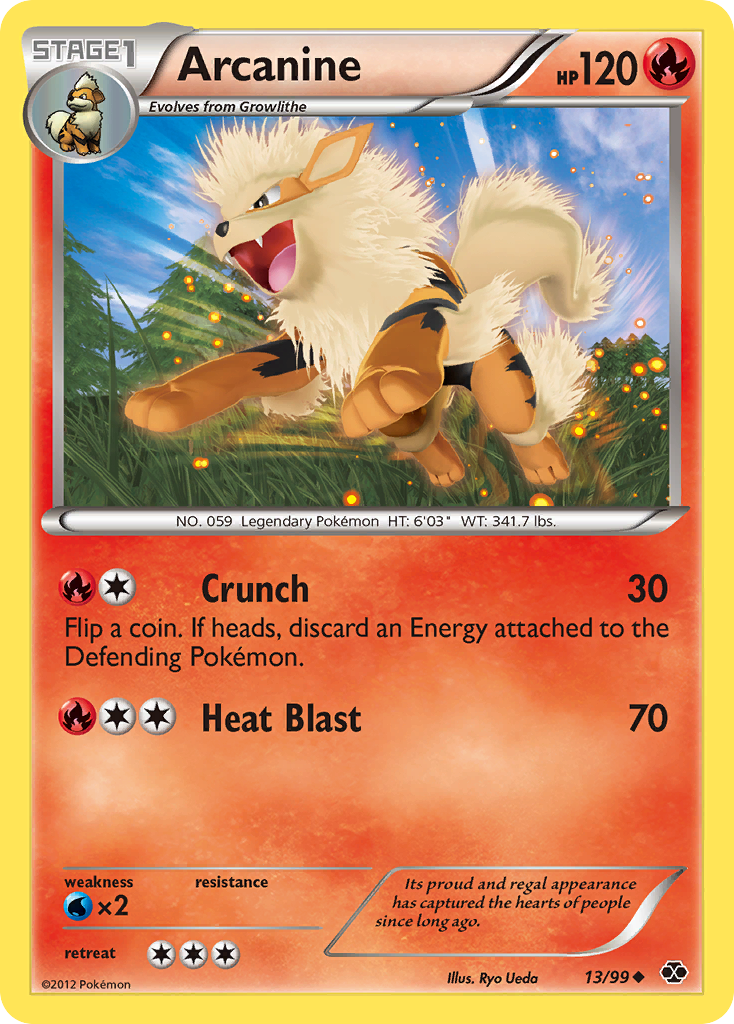 Arcanine (13/99) [Black & White: Next Destinies] | L.A. Mood Comics and Games