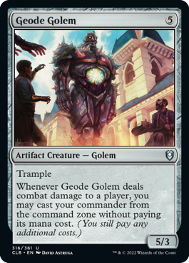 Geode Golem [Commander Legends: Battle for Baldur's Gate] | L.A. Mood Comics and Games