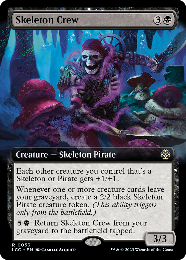 Skeleton Crew (Extended Art) [The Lost Caverns of Ixalan Commander] | L.A. Mood Comics and Games