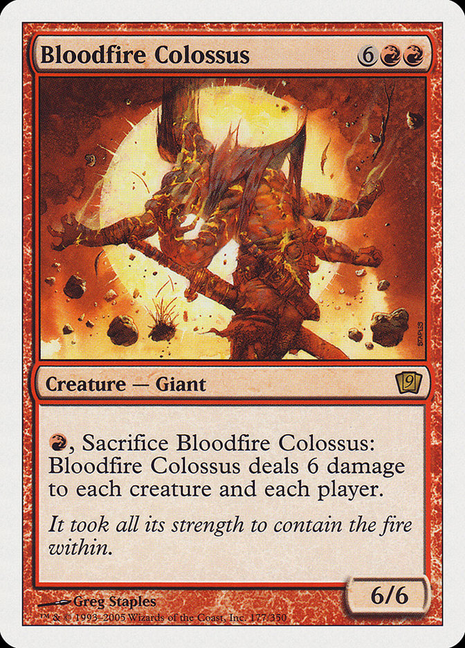 Bloodfire Colossus [Ninth Edition] | L.A. Mood Comics and Games