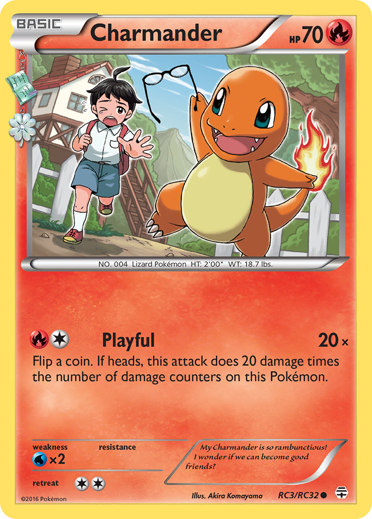 Charmander (RC3/RC32) [XY: Generations] | L.A. Mood Comics and Games