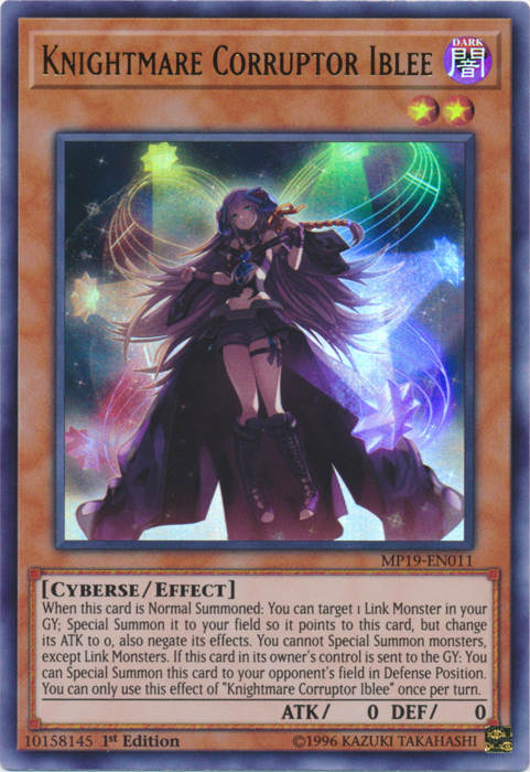 Knightmare Corruptor Iblee [MP19-EN011] Ultra Rare | L.A. Mood Comics and Games