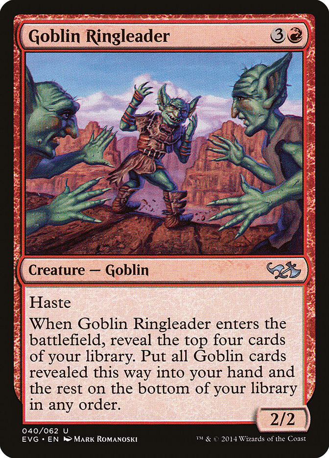 Goblin Ringleader (Elves vs. Goblins) [Duel Decks Anthology] | L.A. Mood Comics and Games