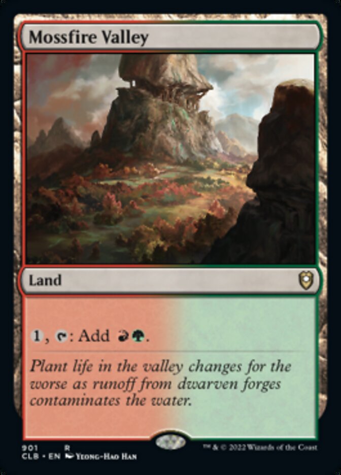 Mossfire Valley [Commander Legends: Battle for Baldur's Gate] | L.A. Mood Comics and Games