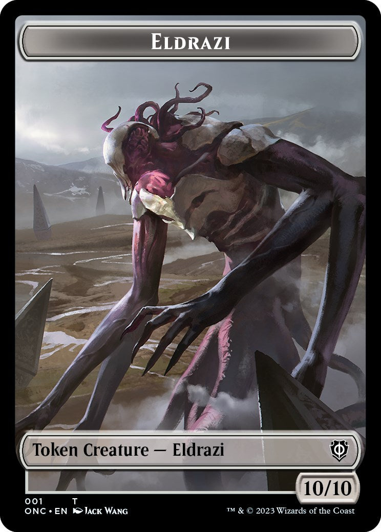 Soldier (017) // Eldrazi Double-Sided Token [Phyrexia: All Will Be One Commander Tokens] | L.A. Mood Comics and Games
