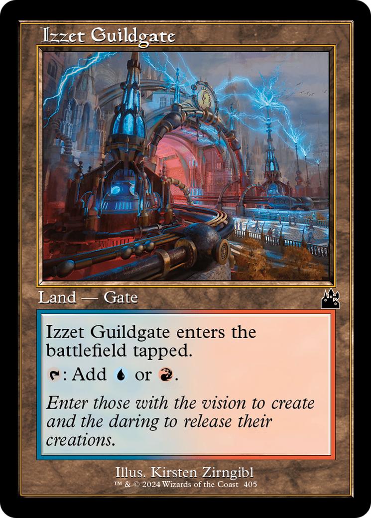 Izzet Guildgate (Retro Frame) [Ravnica Remastered] | L.A. Mood Comics and Games