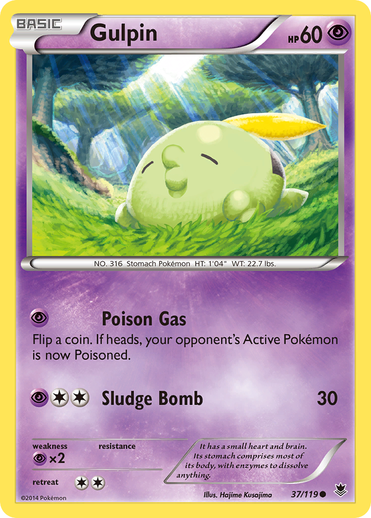 Gulpin (37/119) [XY: Phantom Forces] | L.A. Mood Comics and Games