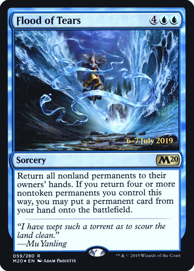 Flood of Tears [Core Set 2020 Prerelease Promos] | L.A. Mood Comics and Games