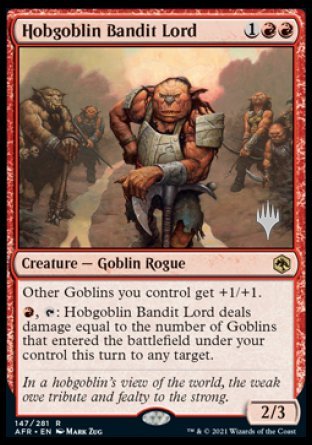 Hobgoblin Bandit Lord (Promo Pack) [Dungeons & Dragons: Adventures in the Forgotten Realms Promos] | L.A. Mood Comics and Games