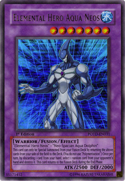 Elemental Hero Aqua Neos [POTD-EN031] Ultra Rare | L.A. Mood Comics and Games