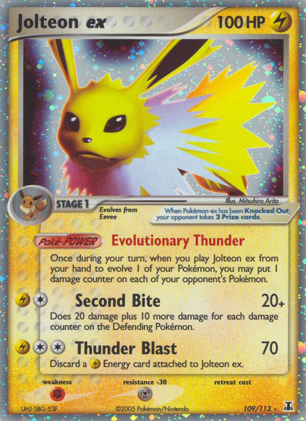 Jolteon ex (109/113) [EX: Delta Species] | L.A. Mood Comics and Games