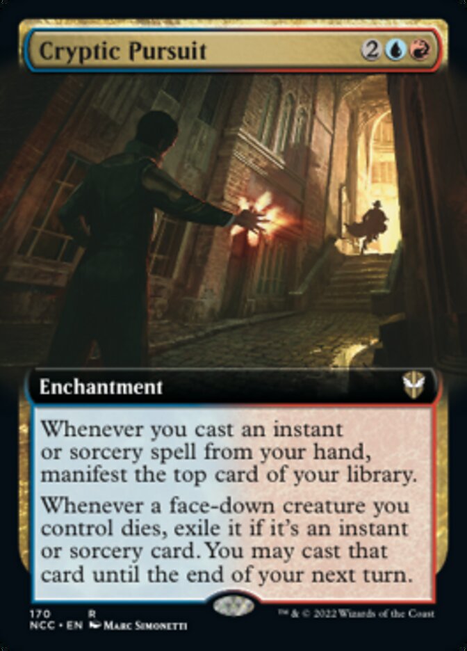 Cryptic Pursuit (Extended Art) [Streets of New Capenna Commander] | L.A. Mood Comics and Games