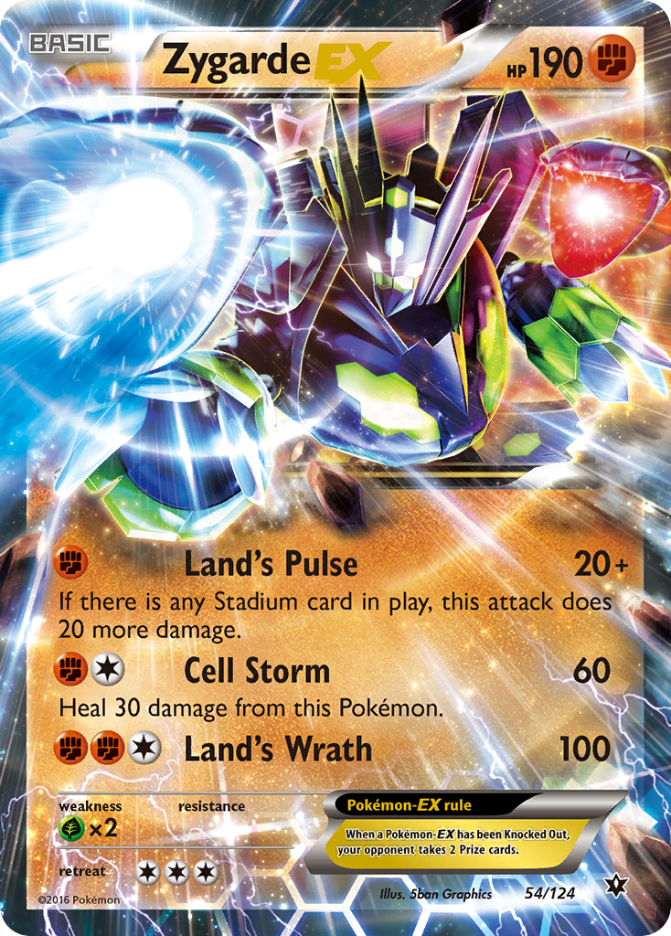 Zygarde EX (54/124) [XY: Fates Collide] | L.A. Mood Comics and Games