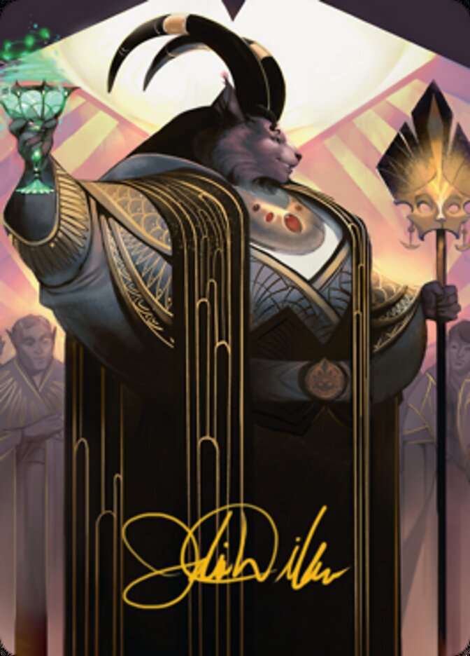 Jetmir, Nexus of Revels 2 Art Card (Gold-Stamped Signature) [Streets of New Capenna Art Series] | L.A. Mood Comics and Games