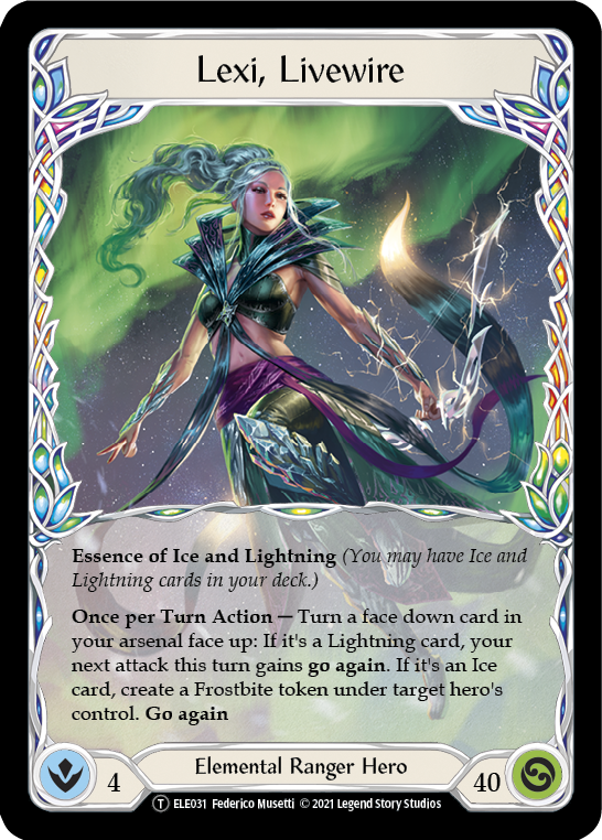Lexi, Livewire // Rosetta Thorn [U-ELE031] (Tales of Aria Unlimited)  Unlimited Normal | L.A. Mood Comics and Games
