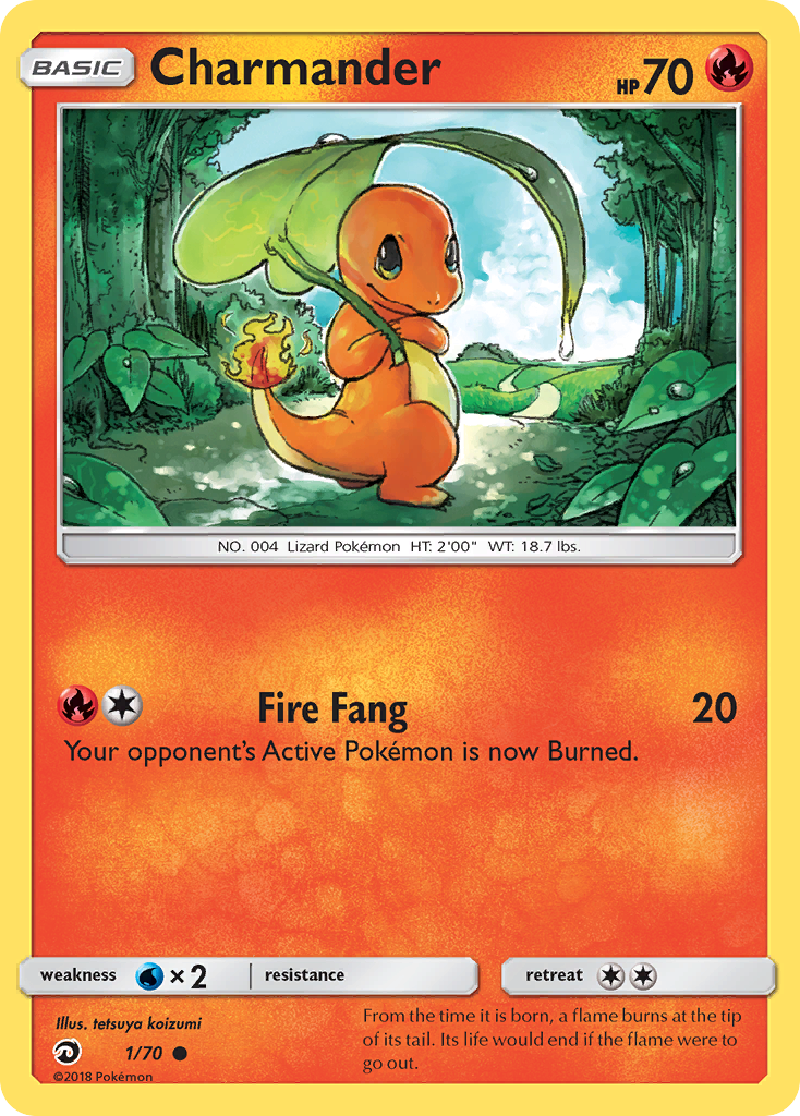 Charmander (1/70) [Sun & Moon: Dragon Majesty] | L.A. Mood Comics and Games