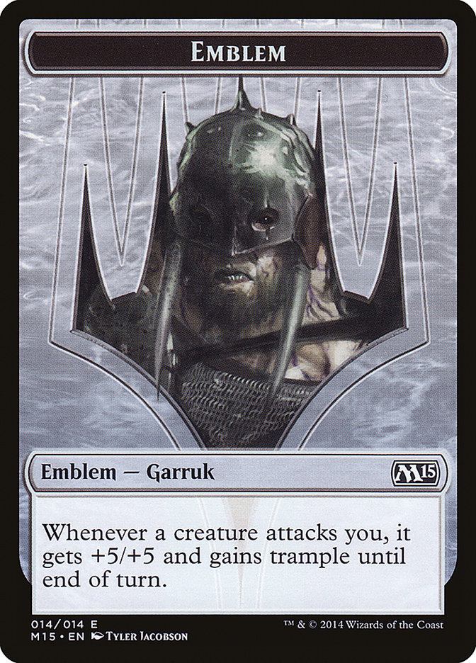 Garruk, Apex Predator Emblem [Magic 2015 Tokens] | L.A. Mood Comics and Games