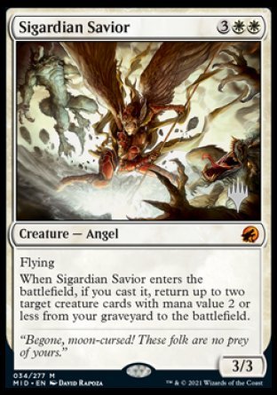Sigardian Savior (Promo Pack) [Innistrad: Midnight Hunt Promos] | L.A. Mood Comics and Games