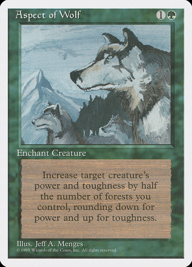 Aspect of Wolf [Fourth Edition] | L.A. Mood Comics and Games
