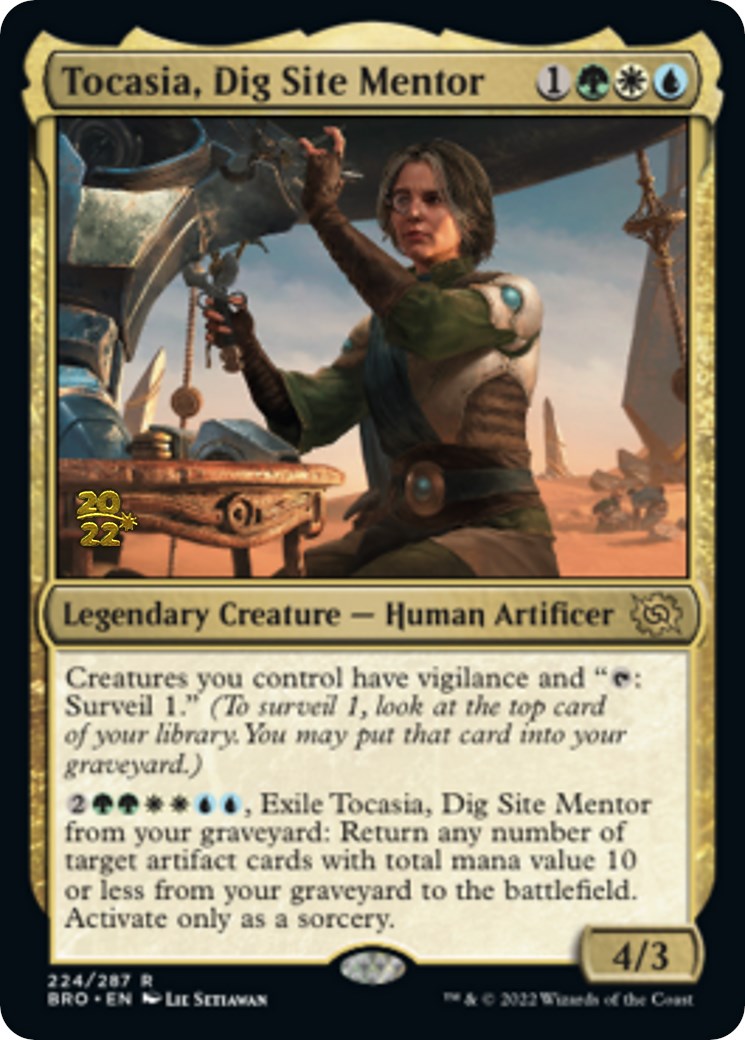 Tocasia, Dig Site Mentor [The Brothers' War Prerelease Promos] | L.A. Mood Comics and Games