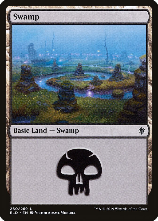 Swamp (260) [Throne of Eldraine] | L.A. Mood Comics and Games