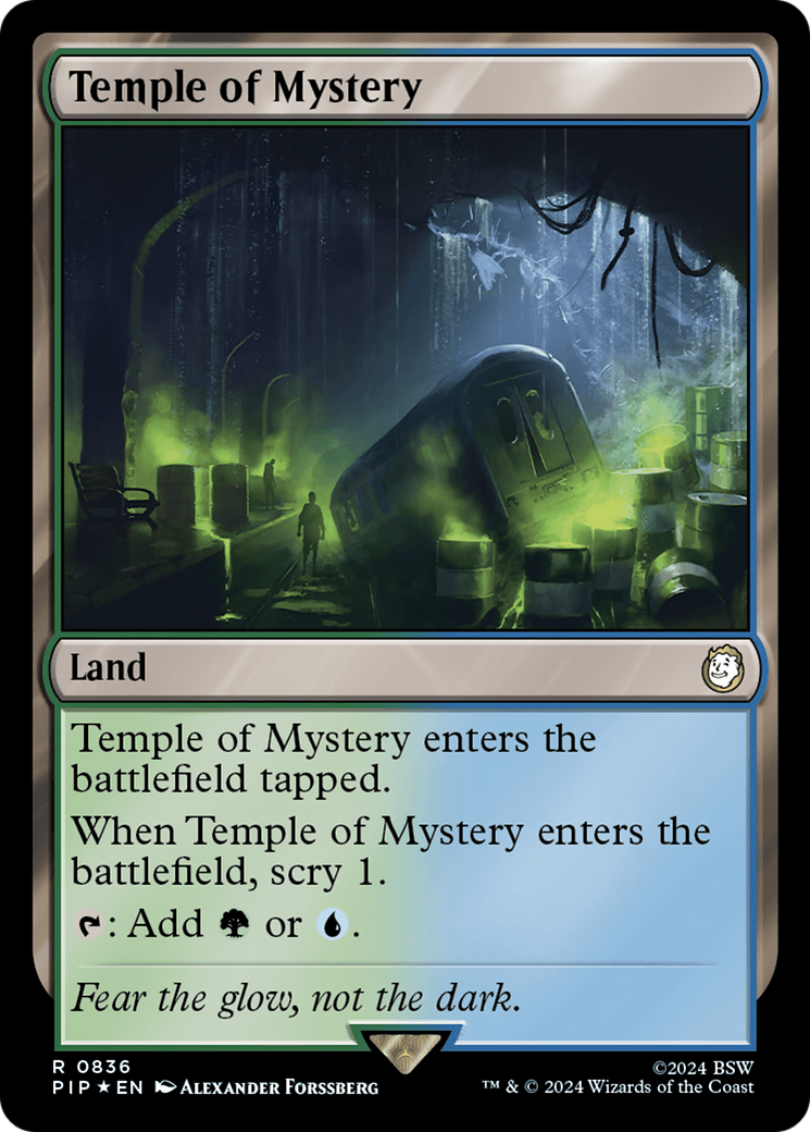 Temple of Mystery (Surge Foil) [Fallout] | L.A. Mood Comics and Games