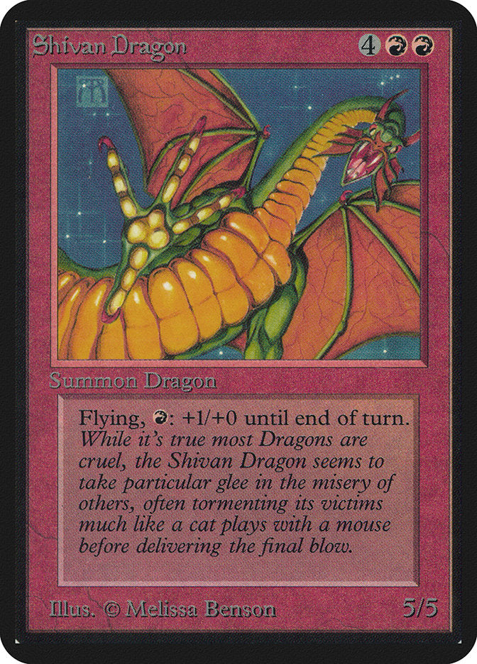 Shivan Dragon [Alpha Edition] | L.A. Mood Comics and Games