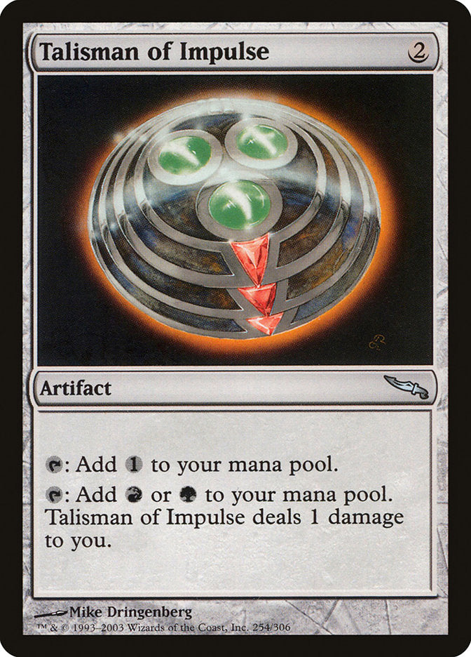 Talisman of Impulse [Mirrodin] | L.A. Mood Comics and Games