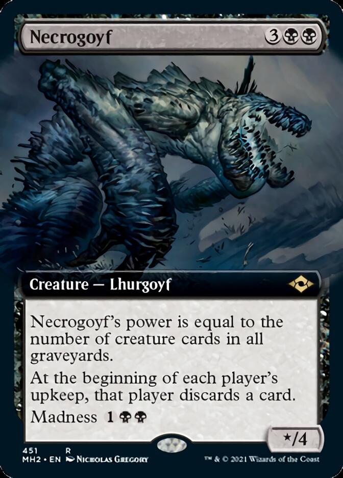 Necrogoyf (Extended Art) [Modern Horizons 2] | L.A. Mood Comics and Games