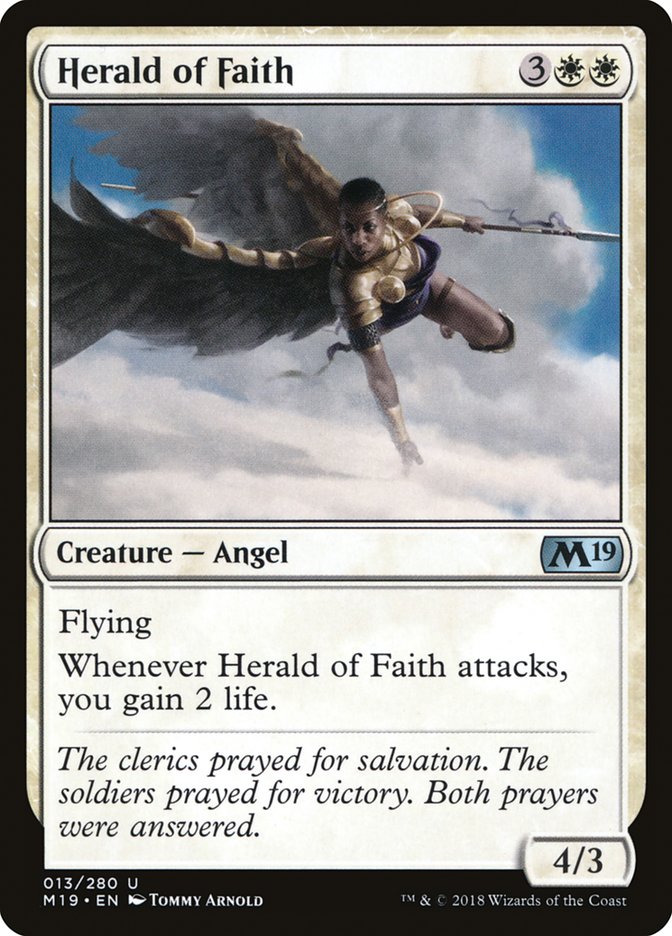 Herald of Faith [Core Set 2019] | L.A. Mood Comics and Games