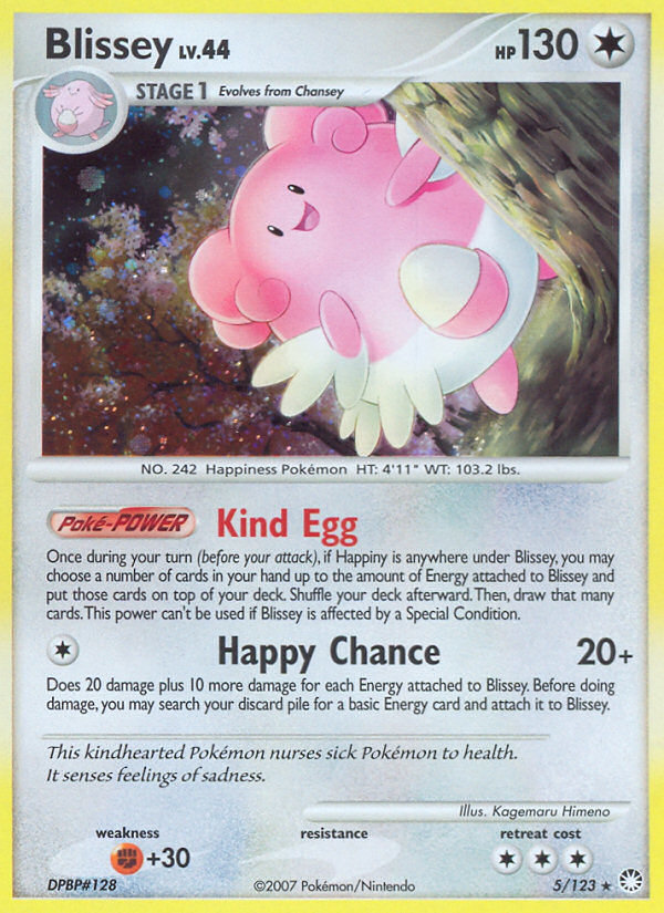 Blissey (5/123) [Diamond & Pearl: Mysterious Treasures] | L.A. Mood Comics and Games