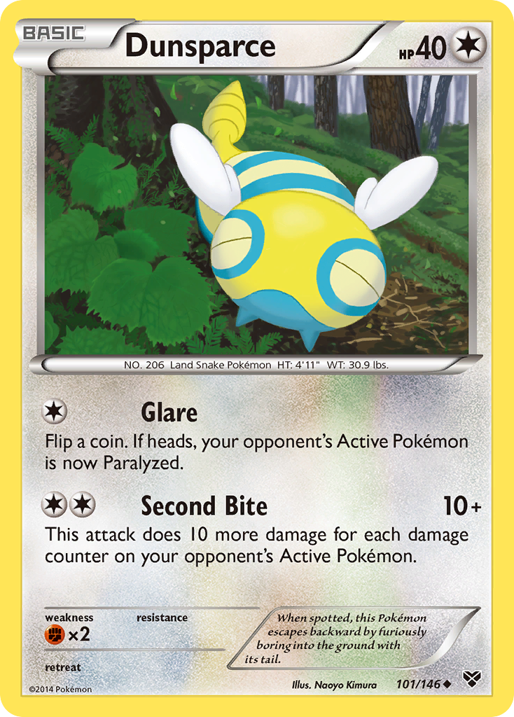 Dunsparce (101/146) [XY: Base Set] | L.A. Mood Comics and Games