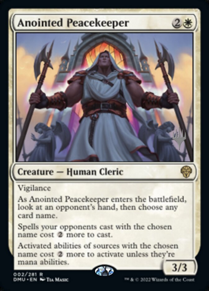Anointed Peacekeeper (Promo Pack) [Dominaria United Promos] | L.A. Mood Comics and Games