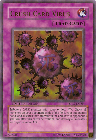 Crush Card Virus [SJCS-EN004] Ultra Rare | L.A. Mood Comics and Games