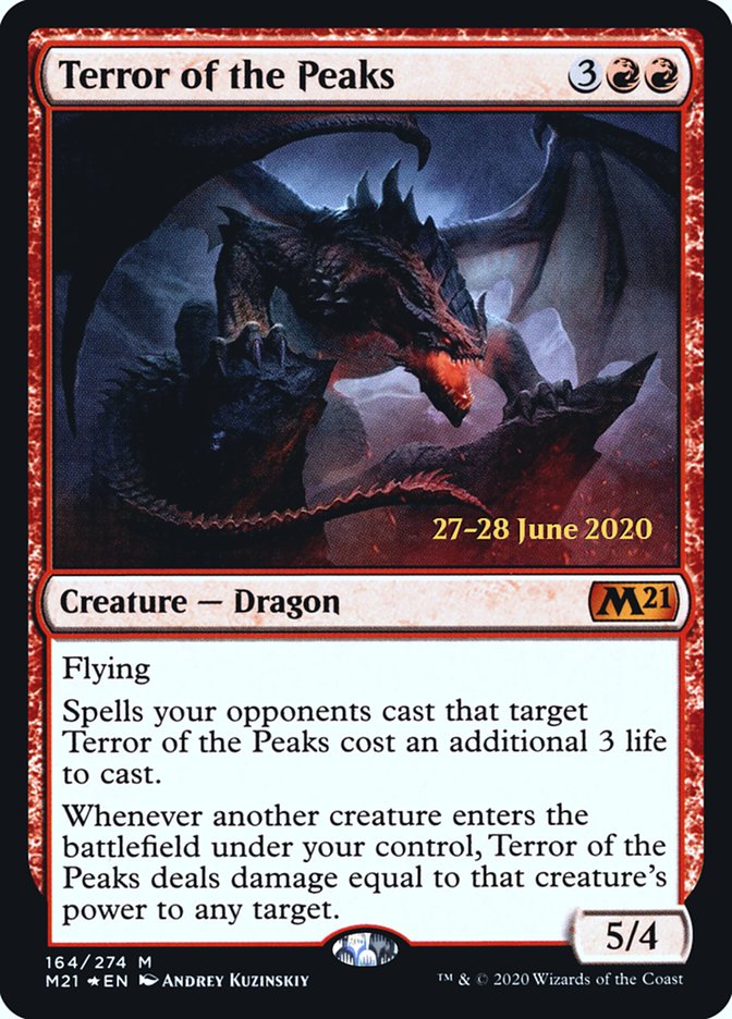 Terror of the Peaks [Core Set 2021 Prerelease Promos] | L.A. Mood Comics and Games