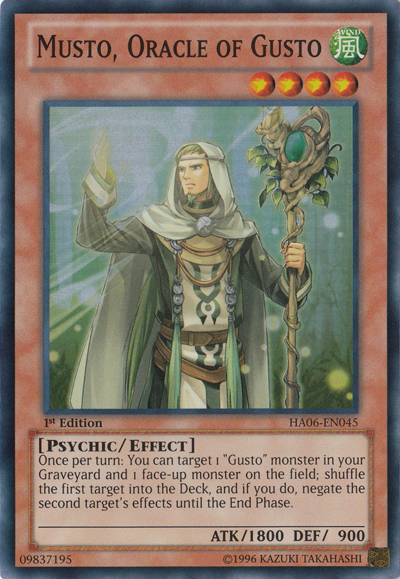 Musto, Oracle of Gusto [HA06-EN045] Super Rare | L.A. Mood Comics and Games