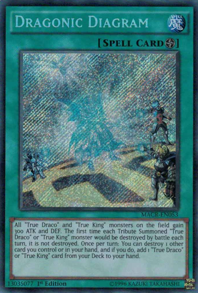 Dragonic Diagram [MACR-EN053] Secret Rare | L.A. Mood Comics and Games