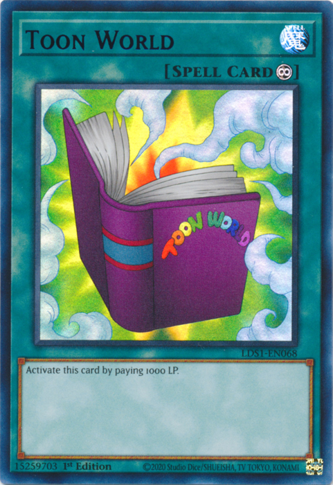 Toon World (Green) [LDS1-EN068] Ultra Rare | L.A. Mood Comics and Games