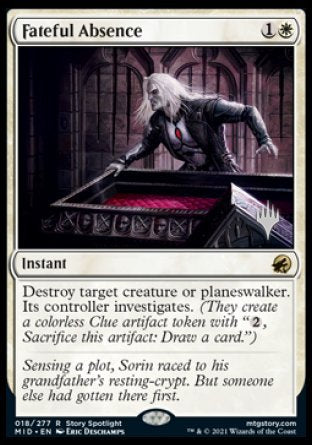 Fateful Absence (Promo Pack) [Innistrad: Midnight Hunt Promos] | L.A. Mood Comics and Games