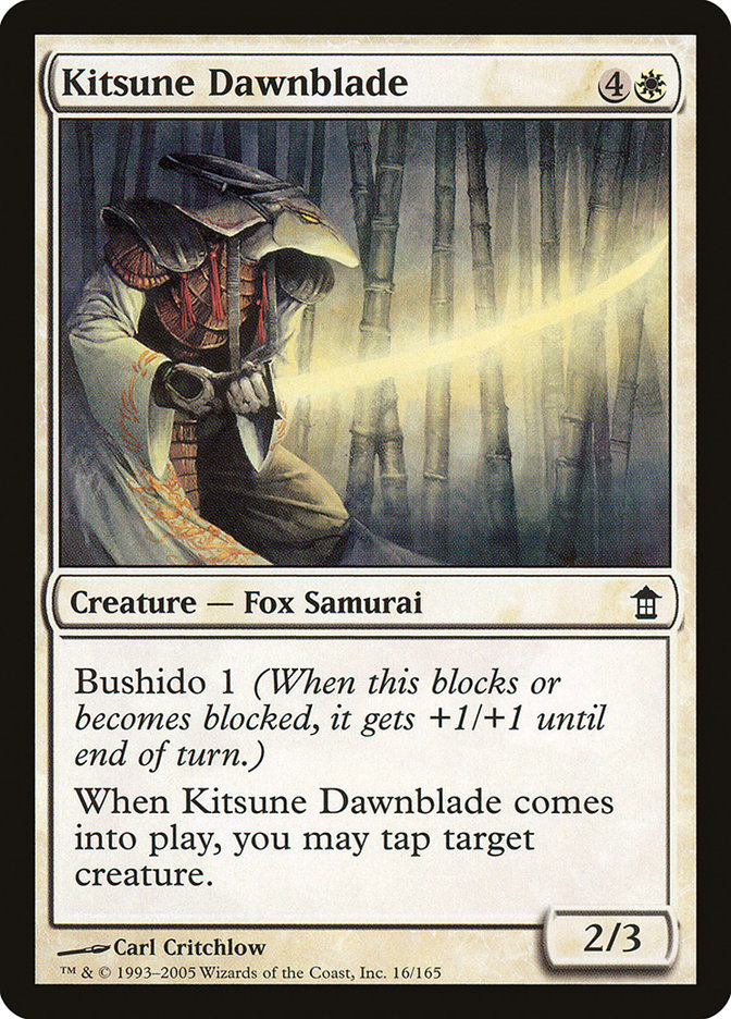 Kitsune Dawnblade [Saviors of Kamigawa] | L.A. Mood Comics and Games